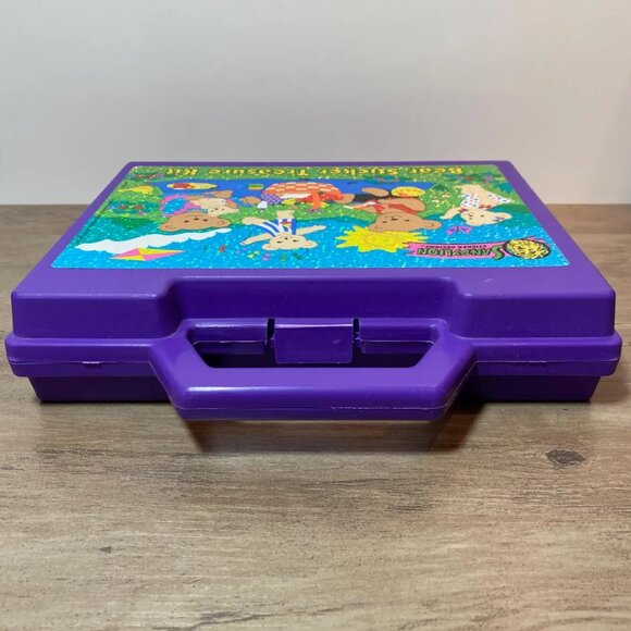 Sandylion Bear Sticker Treasure Kit - Collector Case 1995 Collectible Prismatic - Picture 3 of 6